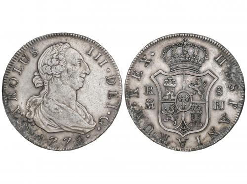 CARLOS III. 8 Reales. 1772. MADRID. P.J. 26,52 grs. (Oxidaci