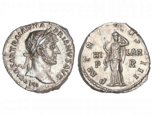IMPERIO ROMANO. Denario. Acuñada el 117-138 d.C. ADRIANO. An