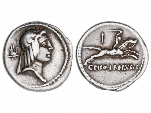 REPÚBLICA ROMANA. Denario. 64 a.C. CALPURNIA. C. Calpurnius 
