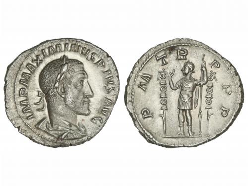 IMPERIO ROMANO. Denario. Acuñada el 235-238 d.C. MAXIMINO I.