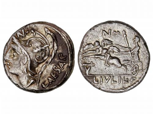 REPÚBLICA ROMANA. Denario. 103 a.C. JULIA. L. Julius L.f. Ca