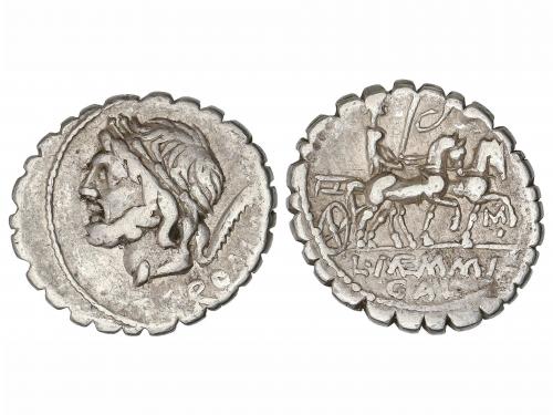 REPÚBLICA ROMANA. Denario. 106 a.C. MEMMIA. L. Memmius L.f. 