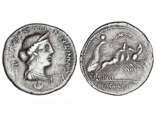 REPÚBLICA ROMANA. Denario. 82-81 a.C. ANNIA. C. Annius y Luc