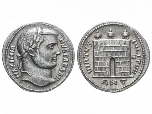 IMPERIO ROMANO. Argénteo o Silícua. Acuñada el 293-311 d.C. 