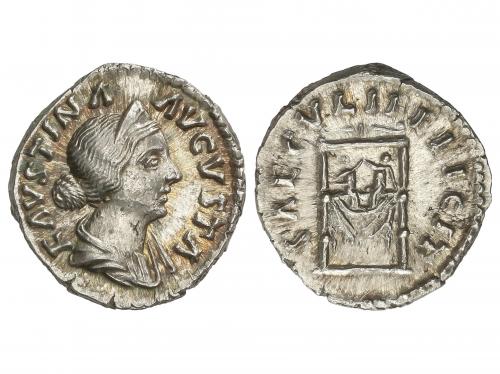 IMPERIO ROMANO. Denario. 156-175 d.C. FAUSTINA HIJA. Anv.: F