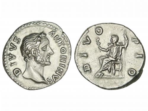 IMPERIO ROMANO. Denario. Acuñada el 138-161 a.C. ANTONINO PÍ