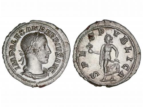 IMPERIO ROMANO. Denario. Acuñada el 231-235 d.C. ALEJANDRO S