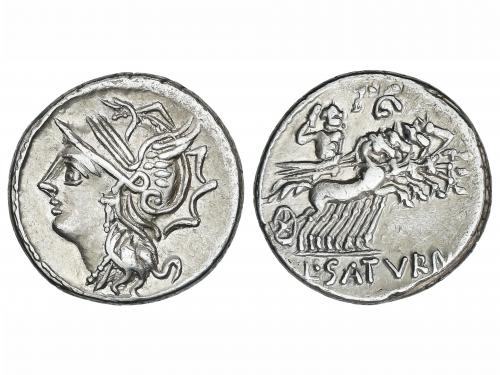 REPÚBLICA ROMANA. Denario. 104 a.C. APPULEIA. Lucius Appulei