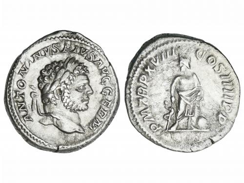 IMPERIO ROMANO. Lote 3 monedas Denario. Acuñadas el 210-217 