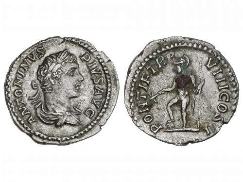IMPERIO ROMANO. Lote 3 monedas Denario. Acuñadas el 201-213 