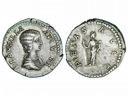 IMPERIO ROMANO. Lote 2 monedas Denario. Acuñadas el 202-212 