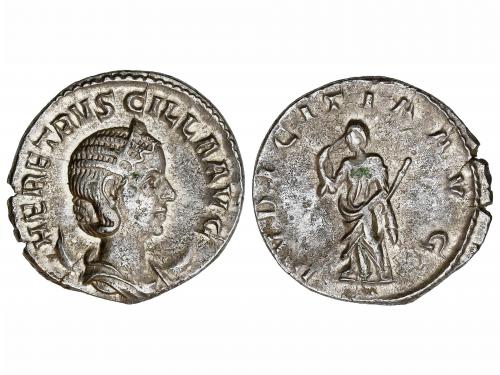 IMPERIO ROMANO. Antoniniano. Acuñada el 249-251 d.C. HERENNI