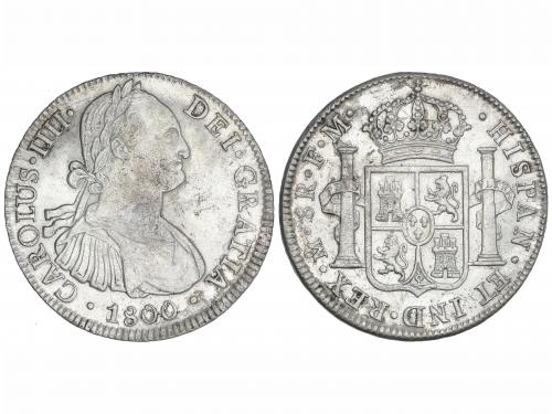 CARLOS IV. 8 Reales. 1800. MÉXICO. F.M. 26,73 grs. AC-965. E