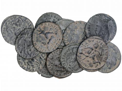 IMPERIO ROMANO. Lote 13 monedas Centenional. Acuñadas el 348