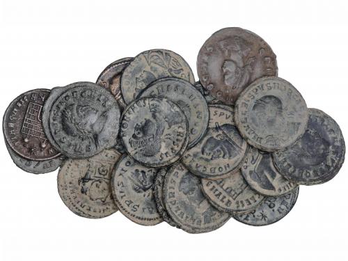 IMPERIO ROMANO. Lote 20 monedas Follis 19 mm. Acuñadas el 31