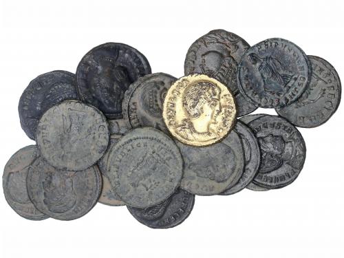 IMPERIO ROMANO. Lote 19 monedas Follis 19 mm. Acuñadas el 32