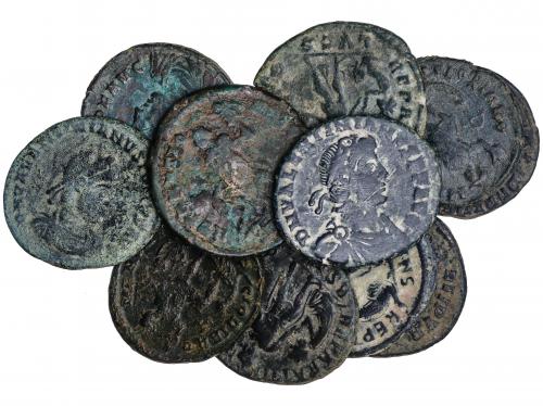 IMPERIO ROMANO. Lote 23 monedas Maiorina reducida 22 mm. Acu