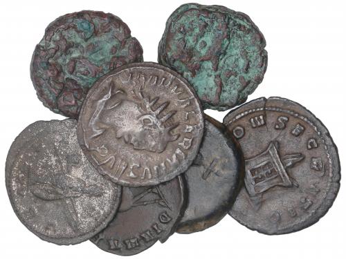 IMPERIO ROMANO. Lote 7 monedas Tetradracma (2), Antoniniano 