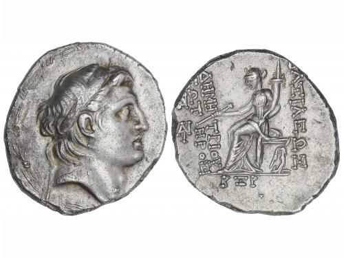 MONEDAS GRIEGAS. Tetradracma. 162-150 a.C. DEMETRIO I SOTER.