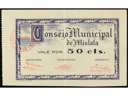 VALENCIA. 50 Céntimos. 1 Diciembre 1937. C.M. de MISLATA (Va