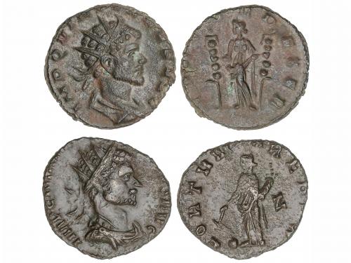 IMPERIO ROMANO. Lote 2 monedas Antoniniano. Acuñadas el 270 