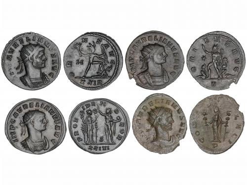 IMPERIO ROMANO. Lote 4 monedas Antoniniano. Acuñada el 270-2