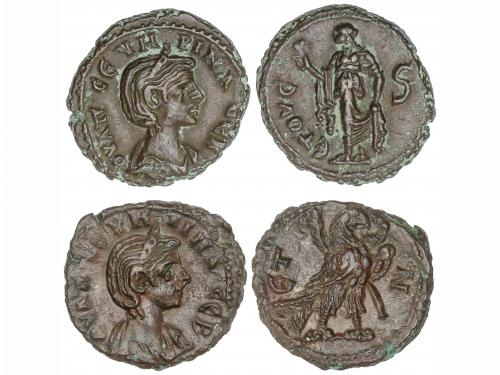 IMPERIO ROMANO. Lote 2 monedas Tetradracma. Acuñadas el 270-