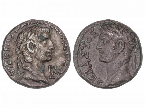 IMPERIO ROMANO. Tetradracma. Acuñada el 33-34 d.C. TIBERIO y