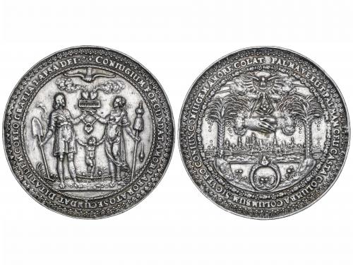 POLONIA. Medalla basada en la de Sebastian Dadler. 1636. Anv