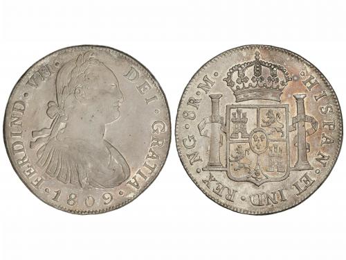 FERNANDO VII. 8 Reales. 1809. GUATEMALA. M. 26,83 grs. Busto