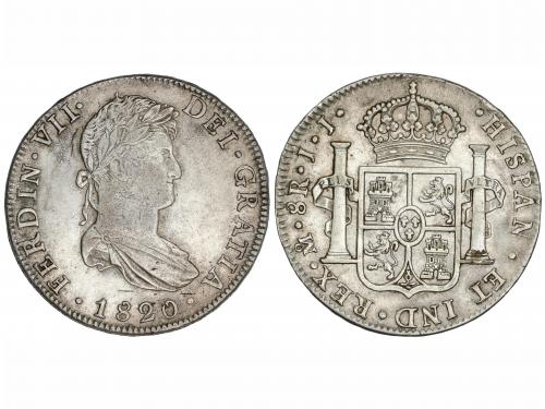 FERNANDO VII. 8 Reales. 1820. MÉXICO. J.J. 26,77 grs. AC-133