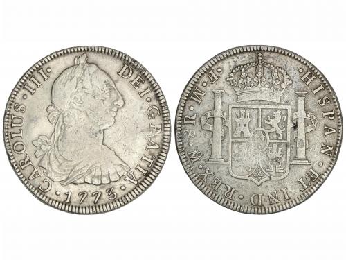 CARLOS III. 8 Reales. 1773. MÉXICO. F.M. 26,64 grs. Ensayado