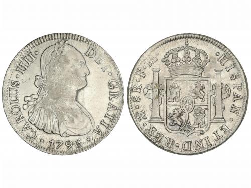 CARLOS IV. 8 Reales. 1796. MÉXICO. F.M. 26,9 grs. AC-959. EB