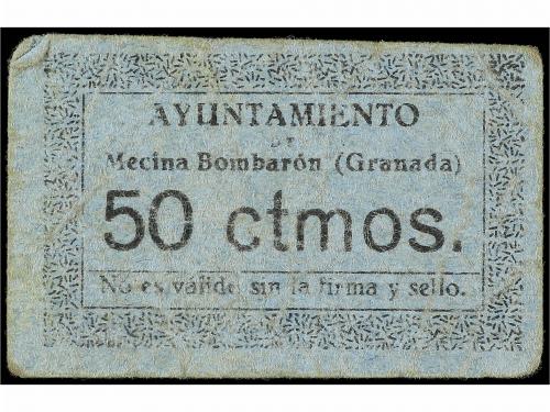 ANDALUCÍA. 50 Céntimos. Ay. de MECINA BOMBARÓN (Granada). Fi