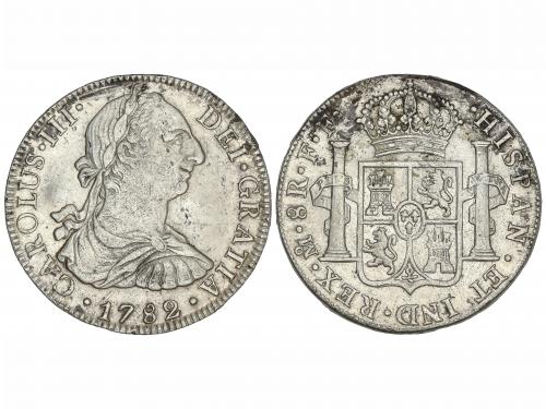 CARLOS III. 8 Reales. 1782. MÉXICO. F.F. 26,81 grs. (Oxidaci