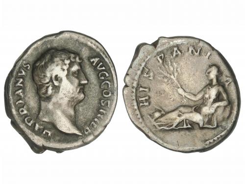IMPERIO ROMANO. Denario. Acuñada el 134-138 d.C. ADRIANO. An