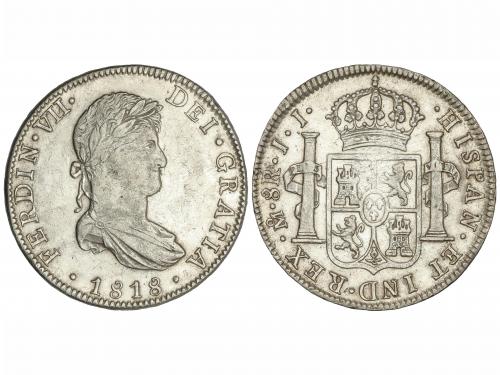 FERNANDO VII. 8 Reales. 1818. MÉXICO. J.J. 26,83 grs. AC-133