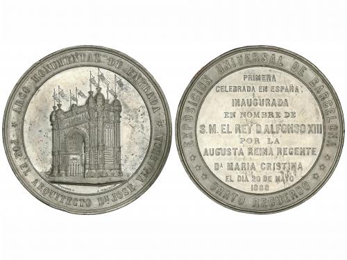 MEDALLAS ESPAÑOLAS. Arco de Triunfo. 1888. EXPOSICIÓN UNIVER