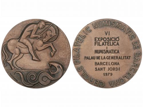 MEDALLAS ESPAÑOLAS. Medalla. 1979. SUBIRACHS. VI EXPOSICIÓ F