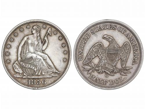 ESTADOS UNIDOS. 1/2 Dollar. 1856-O. NEW ORLEANS. 12,28 grs. 