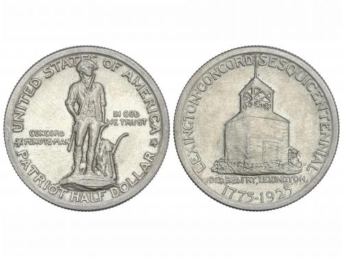 ESTADOS UNIDOS. 1/2 Dollar. 1925. 12,46 grs. AR. Stone Mount