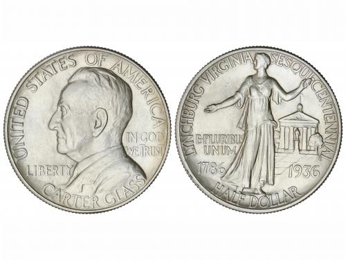 ESTADOS UNIDOS. 1/2 Dollar. 1936. 12,52 grs. AR. Lynchburg S