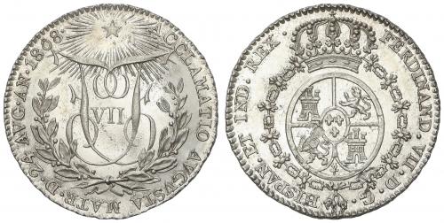FERNANDO VII. Medalla Proclamación. 24 Agosto 1808. MADRID. 