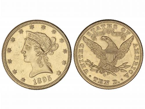 ESTADOS UNIDOS. 10 Dollars. 1895-O. NUEVA ORLEANS. 16,7 grs.