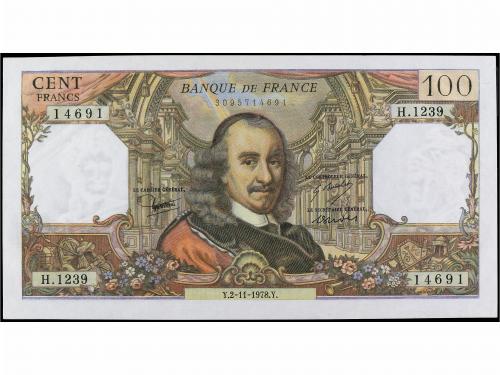 BILLETES EXTRANJEROS. 100 Francs. Noviembre 1978. FRANCIA. C