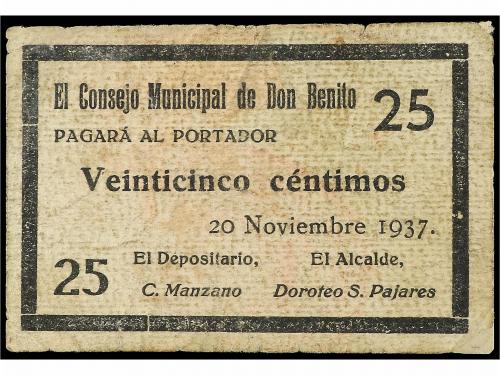 EXTREMADURA. 25 Céntimos. C.M. de DON BENITO (Badajoz). (Alg
