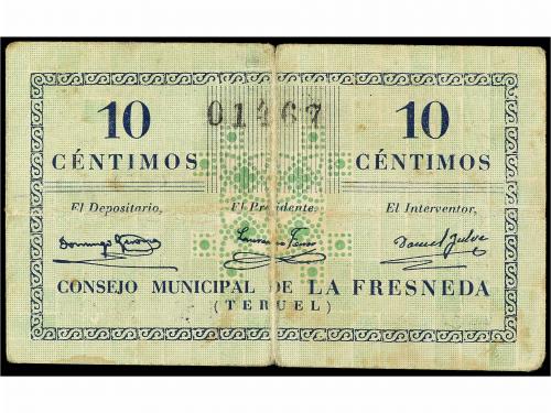 ARAGÓN-FRANJA DE PONENT. 10 Céntimos. C.M. de LA FRESNEDA (T