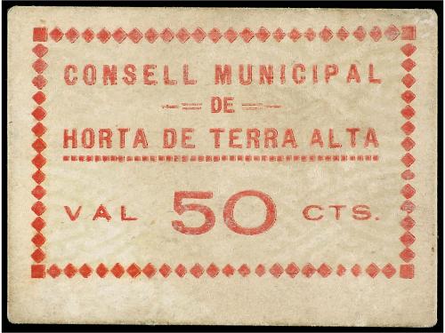 CATALUNYA. 50 Cèntims. C.M. d´ HORTA DE TERRA ALTA. AT-1236.