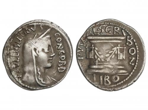 REPÚBLICA ROMANA. Denario. 62 a.C. AEMILIA. Paullus Aemilius