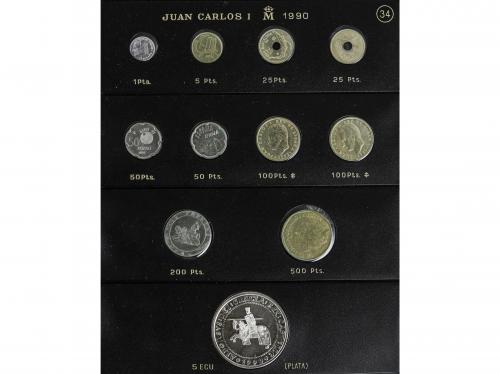 LOTES y COLECCIONES. Lote 192 monedas. Siglo XX. GOBIERNO PR